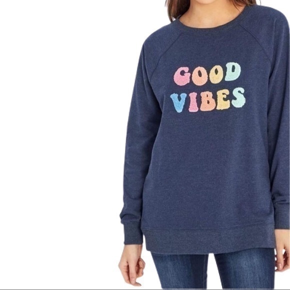 Wildfox | Tops | Wildfox Good Vibes Sweatshirt | Poshmark